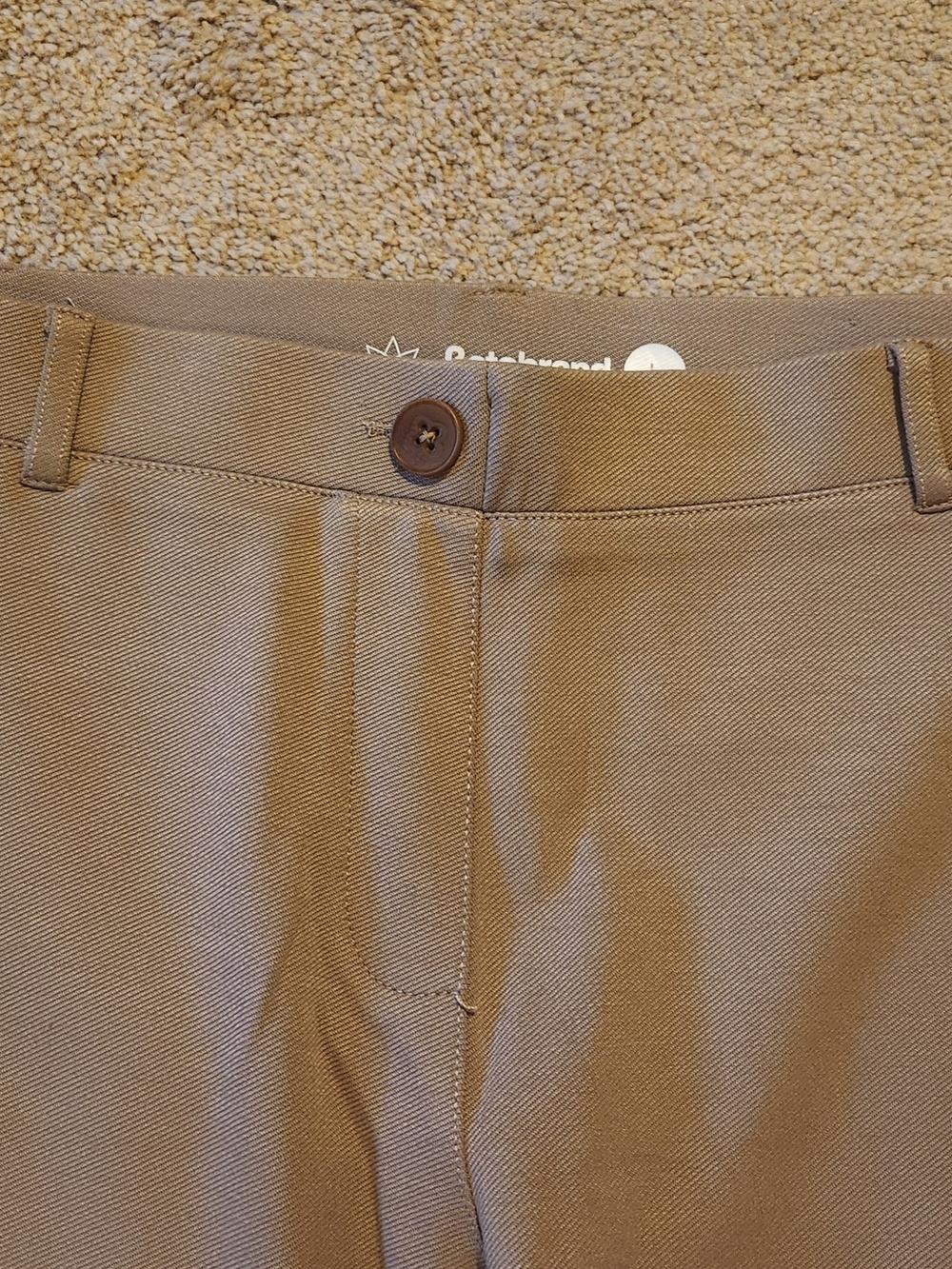 Betabrand Ponte Pants in Camel Brown - Picture 4 of 6
